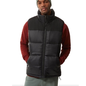 Nuevo chaleco acolchado de alta calidad para hombre, chaleco de invierno OEM con logotipo personalizado, a prueba de viento, cuello redondo, impermeable, chaleco de diseñador para hombre, alta calidad - Product Image 3