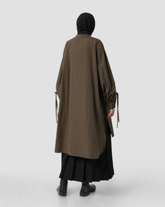Vestido Camisero Holgado Sabamodest X IKYK de Algodón 100% Personalizado, Ropa Islámica Modesta para Mujeres Musulmanas - Product Image 2