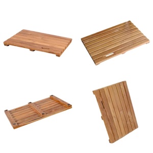 แผ่นรองอาบน้ำไม้สักแท้สั่งทำพิเศษ หรูหรา เป็นมิตรกับสิ่งแวดล้อม กันลื่น สำหรับห้องน้ำ สปา โรงแรม บ้าน และสวน ราคาดี - Product Image 2