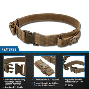 Cinturón Táctico Utilitario de Último Diseño, Calidad Media, Hebilla de Plástico Ajustable, Ligero, Se Acepta Paquete Personalizado, Cinturón de Servicio - Product Image 6