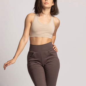 Camiseta Deportiva Corta con Espalda Cruzada para Mujer, Fácil de Poner, con Logotipo Frontal, Transpirable, de Secado Rápido, para Ejercicio Físico y Comodidad Durante Todo el Día - Product Image 1
