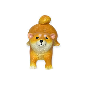 Statue de chien en résine colorée Style artificiel pour la maison salon chambre bureau décoration cadeau pour les propriétaires d'animaux - Product Image 1