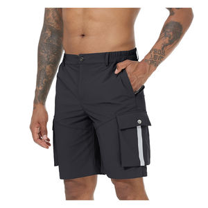 Top Quality <b>Men's</b> <b>3</b>/<b>4</b> Joggers Pants Slim Fit Training Workout Gym <b>Shorts</b> with Zipper Pocket Customize <b>Shorts</b> OEM Supplier - Product Image 6