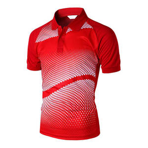 Nouveau design de polos pour hommes chemises de golf polo de golf de haute qualité en polyester sublimé par logo personnalisé - Product Image 1
