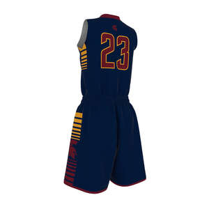 100% polyester vente en gros personnalisé séchage rapide gants de haute qualité uniformes de basket-ball de ville ensembles de maillots de basket-ball personnalisés - Product Image 2