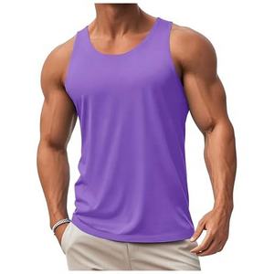 Camisetas sin Mangas para Hombre, Últimos Modelos, Económicas, Calidad Premium, OEM, Ropa Deportiva Informal para Gimnasio, Logotipo de Marca Personalizado, Productos al por Mayor - Product Image 1