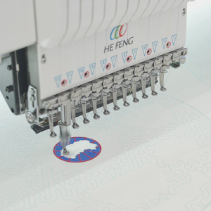 เครื่องปักผ้า HEFENG 24 หัว สำหรับงานปักละเอียดพิเศษ สำหรับปักโลโก้เสื้อผ้าขนาดเล็ก - Product Image 5