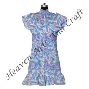 ชุดเดรสผ้าฝ้ายพิมพ์ลายสไตล์โบฮีเมียนสำหรับผู้หญิงชุดเดรสผ้าฝ้ายพิมพ์ลายอินเทรนด์ - Product Image 2