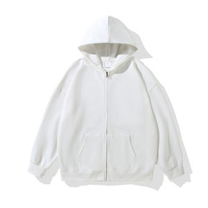 Sweat à capuche unisexe avec fermeture éclair Sweat à capuche vierge de haute qualité pour hommes Vente en gros sur mesure - Product Image 3