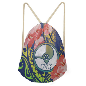 Fourniture d'usine de coquillages hawaïens personnalisés impression PVC écologique adolescents étudiant sport cartable sac à dos décontracté conception - Product Image 1