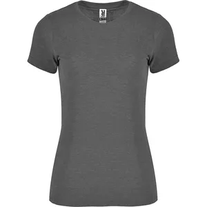 T-shirt personnalisable en mélange de tissus avec motif femme renard pour merchandising promotionnel - Product Image 1
