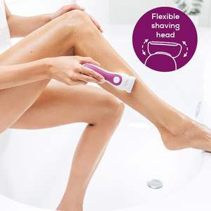 Afeitadora Eléctrica Recargable con Luz LED para Mujer, Afeitado en Seco/Húmedo con Cabezal Móvil y Lámina, Resistente al Agua IPX7 - Product Image 2