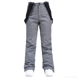 Pantalones de nieve de hielo para hombre y mujer, ropa de snowboard para exteriores, pantalones con correa, traje de esquí, pantalón de esquí impermeable transpirable - Product Image 5