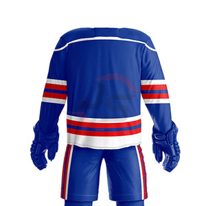 Ensemble d'uniformes de hockey sur glace 100% polyester sur mesure Meilleur prix Ensemble de haute qualité - Product Image 6