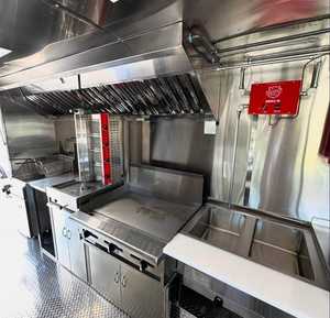 Food Truck Fully Equipped Stainless Steel Snack Food Mobile Kitchen Pizza Coffee Cart Ice Cream BBQ <b>Cheap</b> Food Trailer - Product Image 5