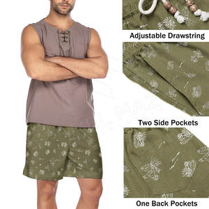 Pantalones cortos de chándal para hombre con logotipo personalizado, pantalones cortos de algodón para hombre, pantalones cortos de gimnasio personalizados de alta calidad al por mayor - Product Image 6