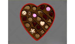 TH CBB-0131 Romantic <b>Heart</b> Shaped <b>Chocolate</b> Gift Box with Elegant Paper Packaging for <b>Love</b> Filled Moments and Celebrations - Product Image 3