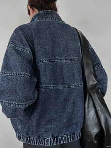 Chaqueta Vaquera de Mujer con Mangas Largas de Tela Suave y Cómoda, Puños con Botones, Estilo Casual, con Dos Bolsillos - Product Image 5