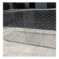 Offres Spéciales Masia Hardware Factory Boîte de gabion galvanisée en PVC 2M x 1M x 1M pour murs de soutènement solides, sauvegarde de la rivière et support de pente