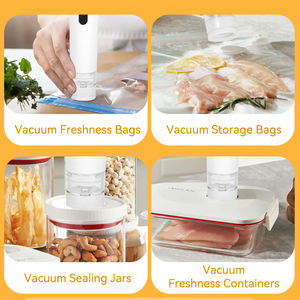 Pompe de mise sous vide portable, machine de mise sous vide manuelle, rechargeable par USB, batterie 800 mAh, pompe alimentaire sans fil pour la cuisson sous vide - Product Image 6