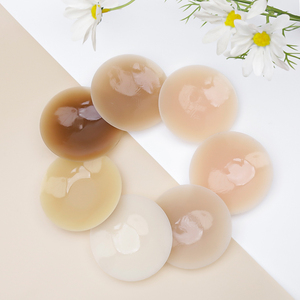 Nouvel arrivage de cache-tétons en silicone ultra-mince <span class=keywords><strong>sans</strong></span> couture perforé invisible jetable Pasties <span class=keywords><strong>sans</strong></span> bretelles dos nu Style sexy - Product Image 2