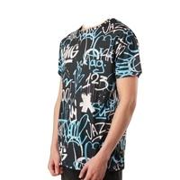 Haute qualité personnalisé partout imprimé blanc 100 coton 160GSM goutte épaule recadrée longueur boîte Fit hommes surdimensionné t-shirt en gros - Product Image 2