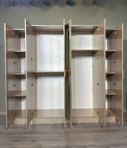 ชุดห้องนอนไม้เนื้อแข็งหรูหราทันสมัยขนาดคิงไซส์พร้อมที่เก็บของสำหรับบ้านสำนักงานโรงแรมหรือวิลล่า - Product Image 5