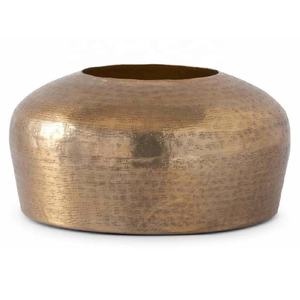 High Quality Aluminium Hammered Vase Modern Table Flower Vase Decorative Metal Flower Vase for Home Office Living Room Decor - Product Image 5