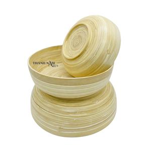 2023 bols à vaisselle en bambou réutilisables personnalisés jetables pour intérieur extérieur tous les aliments, y compris les ustensiles de cuisine fabriqués au Vietnam pour chiens - Product Image 6