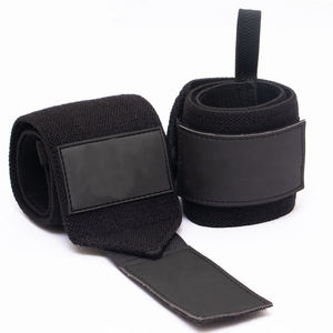 Sangles de musculation respirantes en coton pour le poignet, réglables, antidérapantes, avec logo personnalisé, pour la musculation, prix raisonnable - Product Image 5
