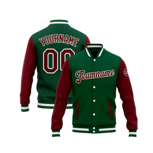 Veste universitaire noire de luxe personnalisée pour hommes veste à manches en cuir veste universitaire Letterman pour hommes manteau de baseball Letterman - Product Image 1