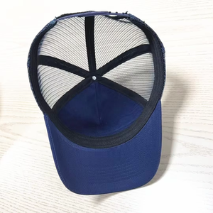 Casquettes de baseball en maille personnalisées de haute qualité, logo 3D personnalisé, 5 panneaux, ligne latérale, casquettes de camionneur en coton, casquette de camionneur 2026 - Product Image 5