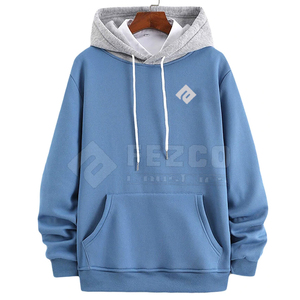 Sweats à capuche surdimensionnés légers en coton avec logo personnalisé OEM pour hommes Sweats à capuche pour hommes avec taux de vente global - Product Image 1
