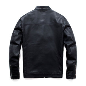 <b>Men</b> <b>Leather</b> Jacket Premium Soft <b>Leather</b> Motorcycle Riding Jacket <b>For</b> Travel Outdoor And Daily Wear - Product Image 3