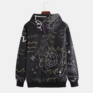 เสื้อฮู้ดแบบซับลิเมชันทำจากวัสดุพื้นฐานเสื้อสวมหัวพิมพ์ลาย - Product Image 2