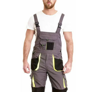 2024 New Arrival Men's <b>Dungaree</b> Regular Fit Professional Workwear Loose Fit Adults Car Washer Uniform Builder Costume Unisex - Product Image 4