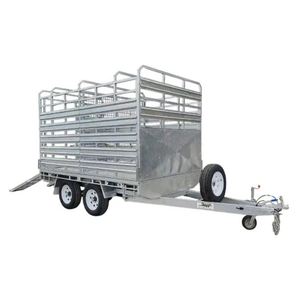 Heavy Duty Livestock <b>Farm</b> <b>Trailer</b> For Sale Multi Axle Strong Chassis Ventilated Panels High Capacity Transport Efficient - Product Image 5