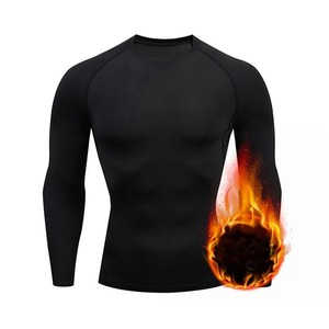 Hommes sous-vêtements thermiques mince polaire élastique Compression Fitness pour l'hiver course randonnée ski vêtements de sport - Product Image 2