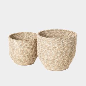 Multifunctional Collectable <b>Baskets</b> Set Customized Color Jute <b>Basket</b> and Buckets and Bin for Household <b>Storage</b> Use & Kitchenware - Product Image 5