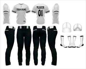 ชุดเครื่องแบบเบสบอลชุดกีฬาใส่สบายสไตล์อินเทรนด์ - Product Image 3