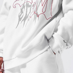 ชุดวอร์มผู้ชายแบบสวมใส่สบาย ระบายอากาศได้ดี ดีไซน์เรียบง่าย รับสกรีนลายตามสั่ง มีฮู้ด ไซส์ใหญ่ น้ำหนักเบา เหมาะสำหรับฤดูหนาว ขายส่ง - Product Image 6