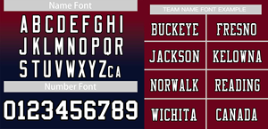 เสื้อฟุตบอลอเมริกันสำหรับทุกเพศเสื้อสั้นสีแดงปักโลโก้พิมพ์ซับลิเมชันกำหนดสีเองชื่อทีม - Product Image 3