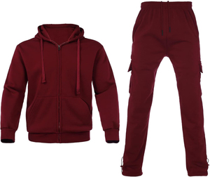 Conjunto Deportivo Personalizado de Alta Calidad, Ropa de Entrenamiento, Traje Deportivo Urbano para Hombre, Conjunto de 2 Piezas con Sudadera con Capucha - Product Image 5