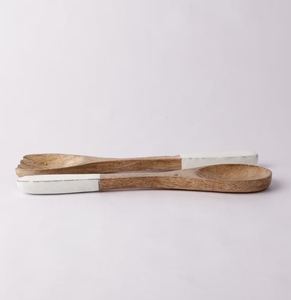 Cuillère en bois fabriquée à la main pour cuisiner et servir un cadeau d'affaires fabriqué en Inde - Product Image 3