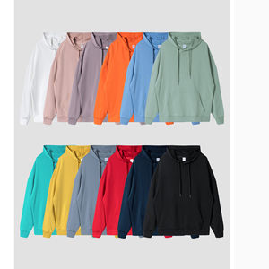 Multi Color Sweatshirts Hoodies Comfort Pastel <b>Plain</b> <b>Colour</b> Pullover Sweatshirts Crewneck Hooded Sweatshirt Crew Neck Hoodies - Product Image 1