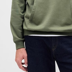 Sweat à capuche pour homme en tissu épais uni avec un design tendance, logo personnalisé et cordon de serrage pour ajuster la capuche 2026 - Product Image 3
