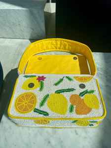 MS Handicraft Glass Beaded Magnolia Floral Bolso Personalizable Color Primavera/Verano Bolso de hombro Hecho a mano - Product Image 4