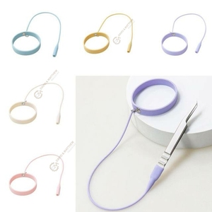 2024 nouveau Silicone Flexible anneau cils pince à épiler protecteur dragonne Bracelet support avec bande de poignet confortable - Product Image 6