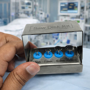 Kit de Discos de Sierra para Implantes Dentales, 4 Piezas, Acero Inoxidable Manual, Herramientas de Corte Quirúrgicas de Alta Precisión para Hueso de Implante - Product Image 6