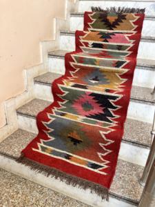 Tapis en laine et jute tissés à la main motifs Kilim traditionnels pour salon ou chambre à coucher tapis et ensembles décor à la maison de haute qualité - Product Image 3